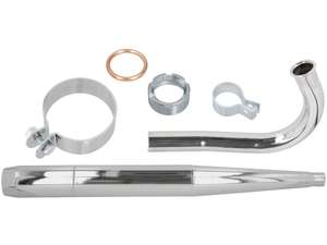 Auspuffanlage Zigarre (Ø 32 / 70 mm) Chrom | Sachs 50/2 Auspuffanlage Zigarre (Ø 32 / 70 mm) Chrom | Sachs 50/2